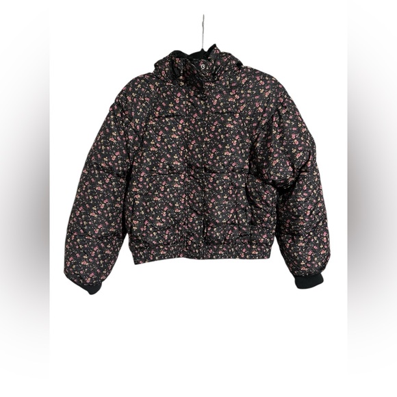 Jackets & Blazers - Aeropostale Floral Heavyweight Puffer Jacket